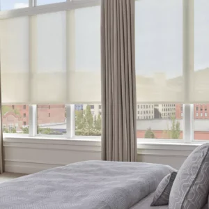 Blackout Roller Blinds for Sea-Facing Bedroom in Goa