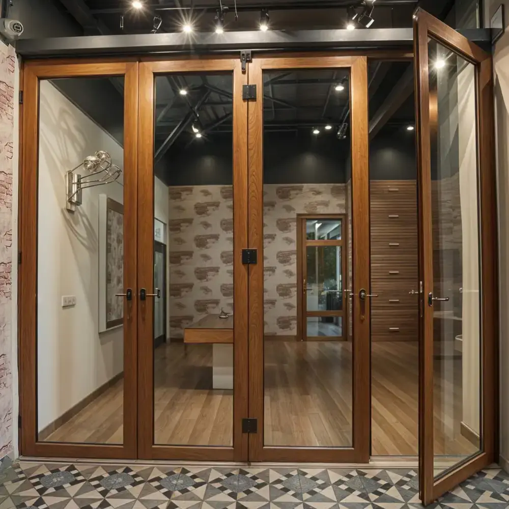 Openable aluminium windows and doors in Goa by Eternia