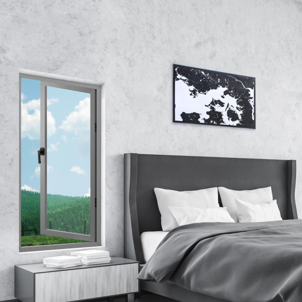 Openable aluminium windows and doors in Goa by Eternia