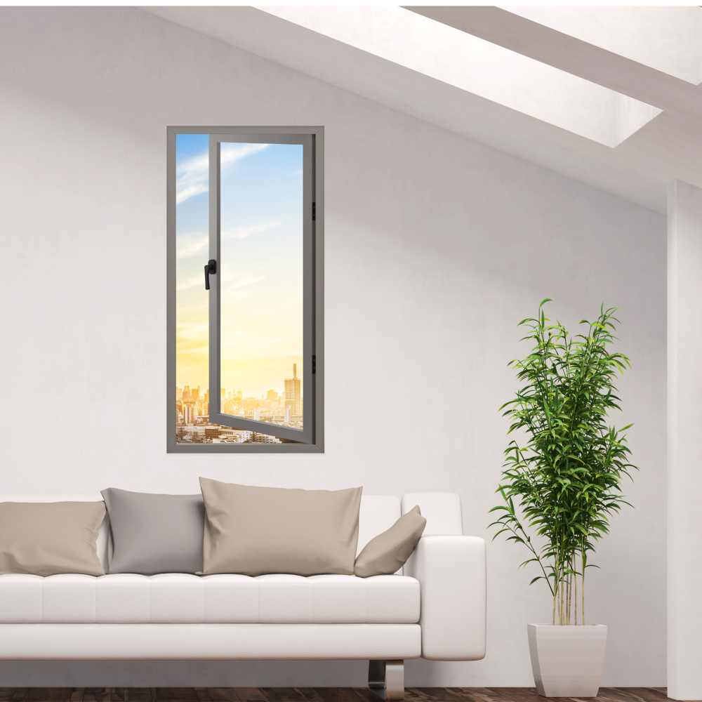 Openable aluminium windows and doors in Goa by Eternia