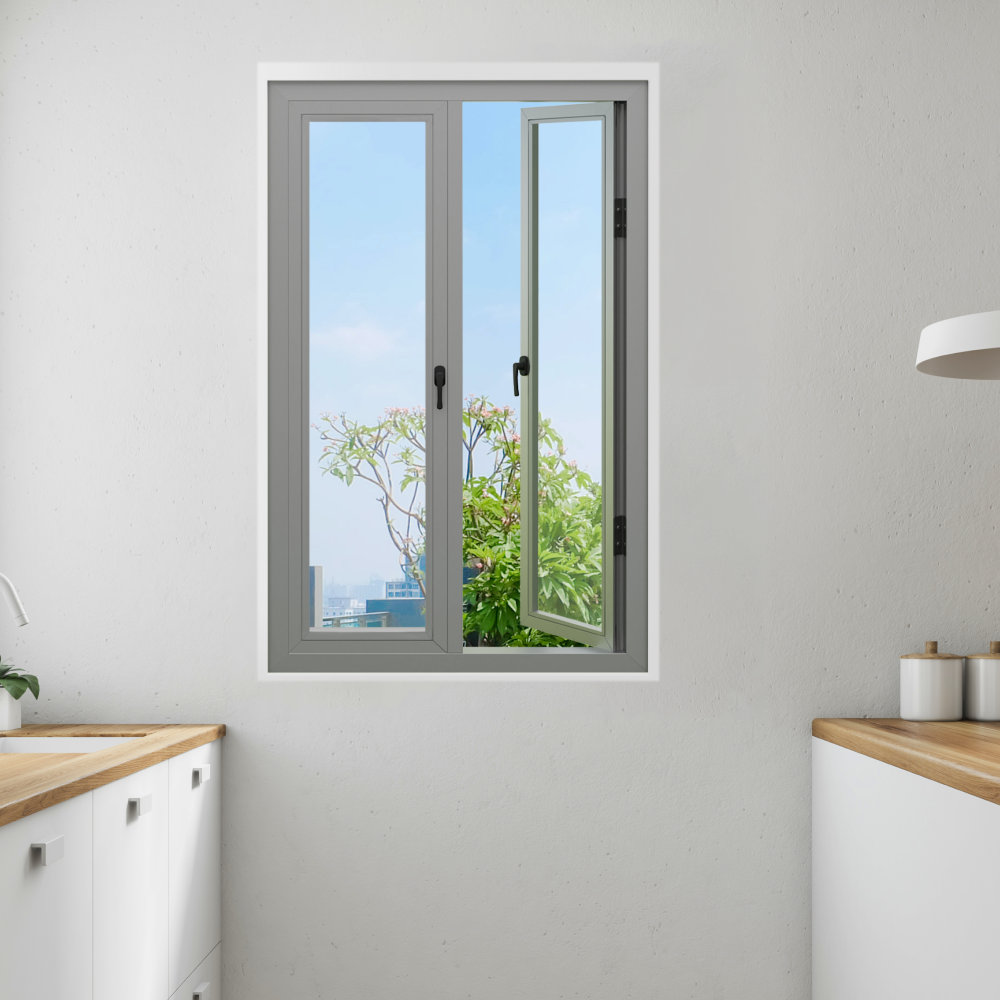 Kitchen openable aluminium windows Goa